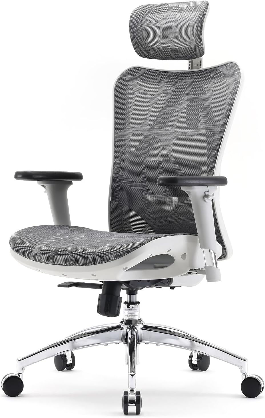 SIHOO M57 Ergonomischer Bürostuhl mit 3-Wege-Armlehnen, Lendenwirbelstütze und Verstellbarer Kopfstütze Hohe Rückenlehne Neigungsfunktion IL0171674