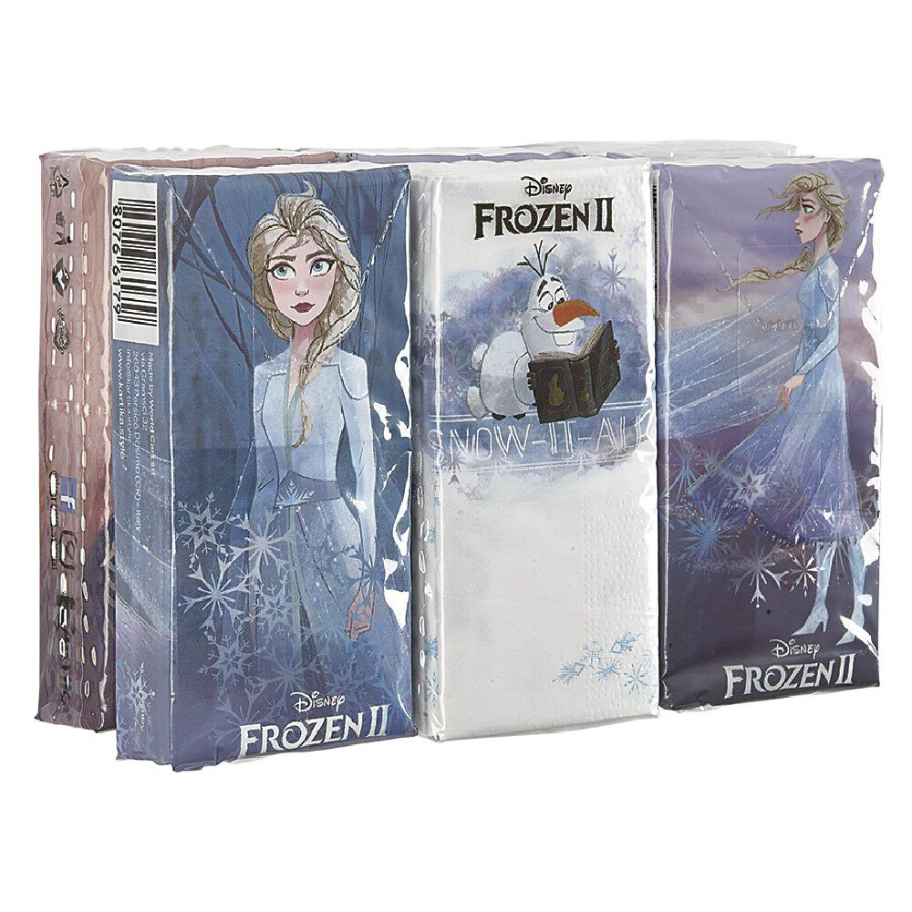 Mouchoir étui 6 paquets x 9 mouchoirs Frozen2