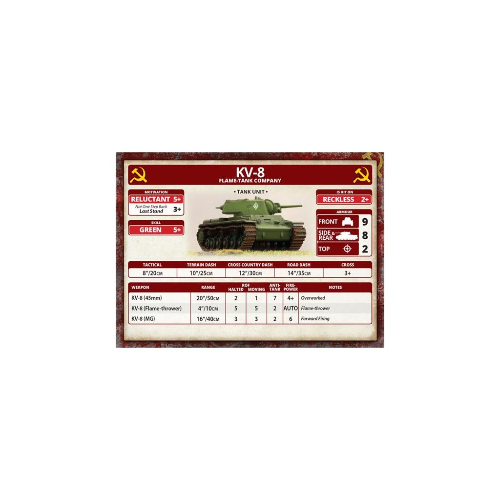 Flames of War - KV Tank Company