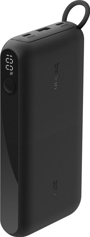 Belkin - Externe USB-C-Batterij - Powerbank - Zwart - 20.000 mAh - 20 W