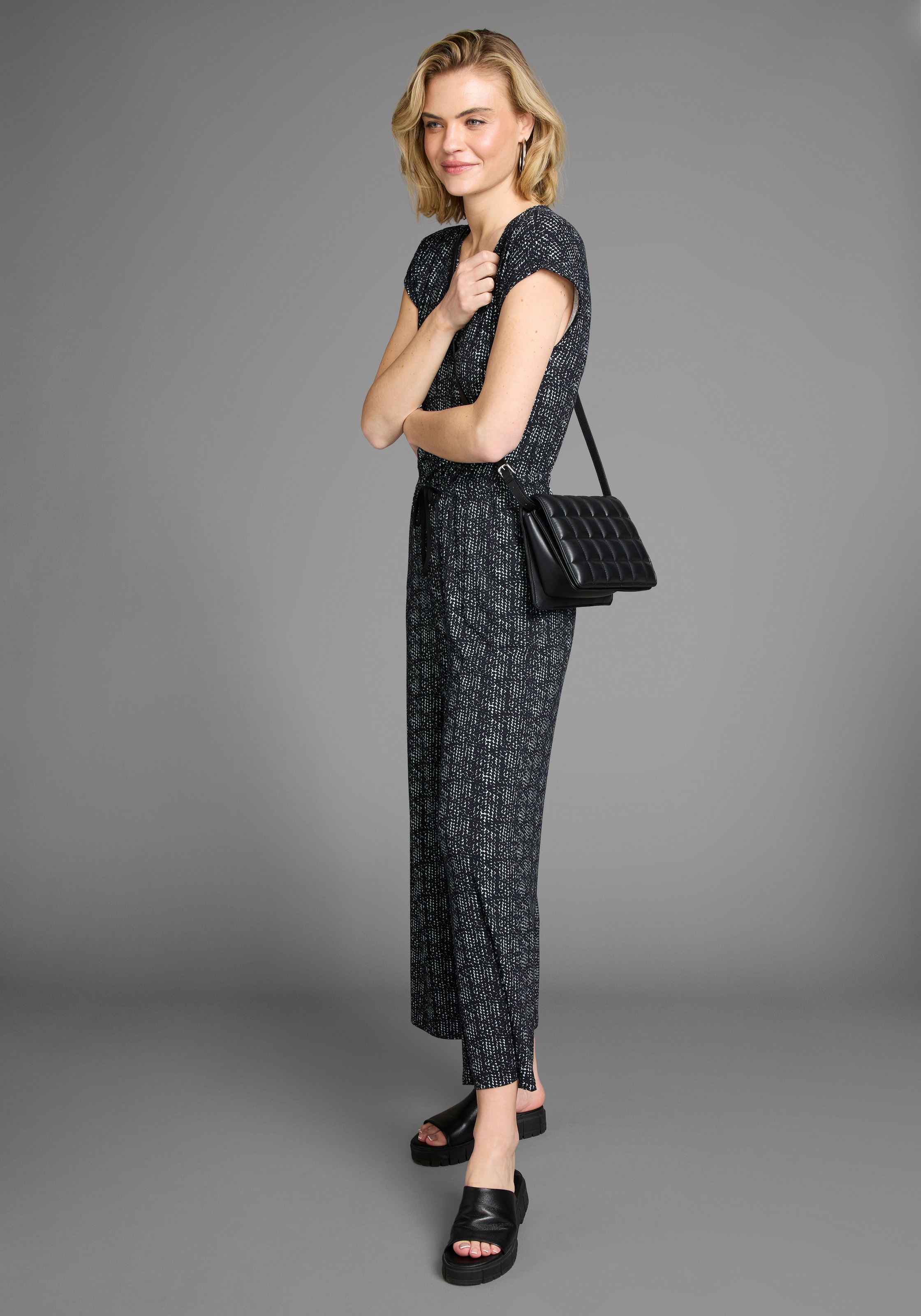 Laura Scott Jumpsuit , mit filigranem Alloverprint