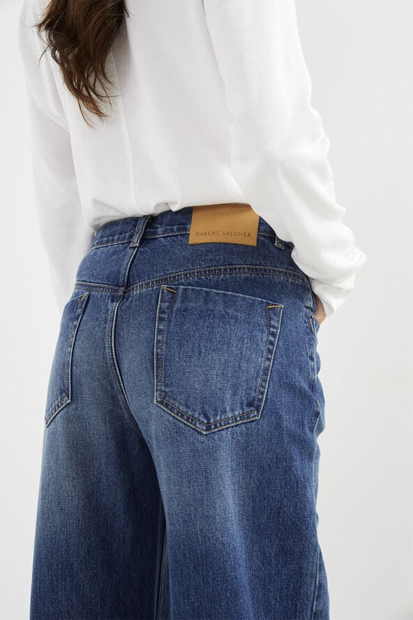 Rabens Saloner Denim pants - Ini Washed indigo
