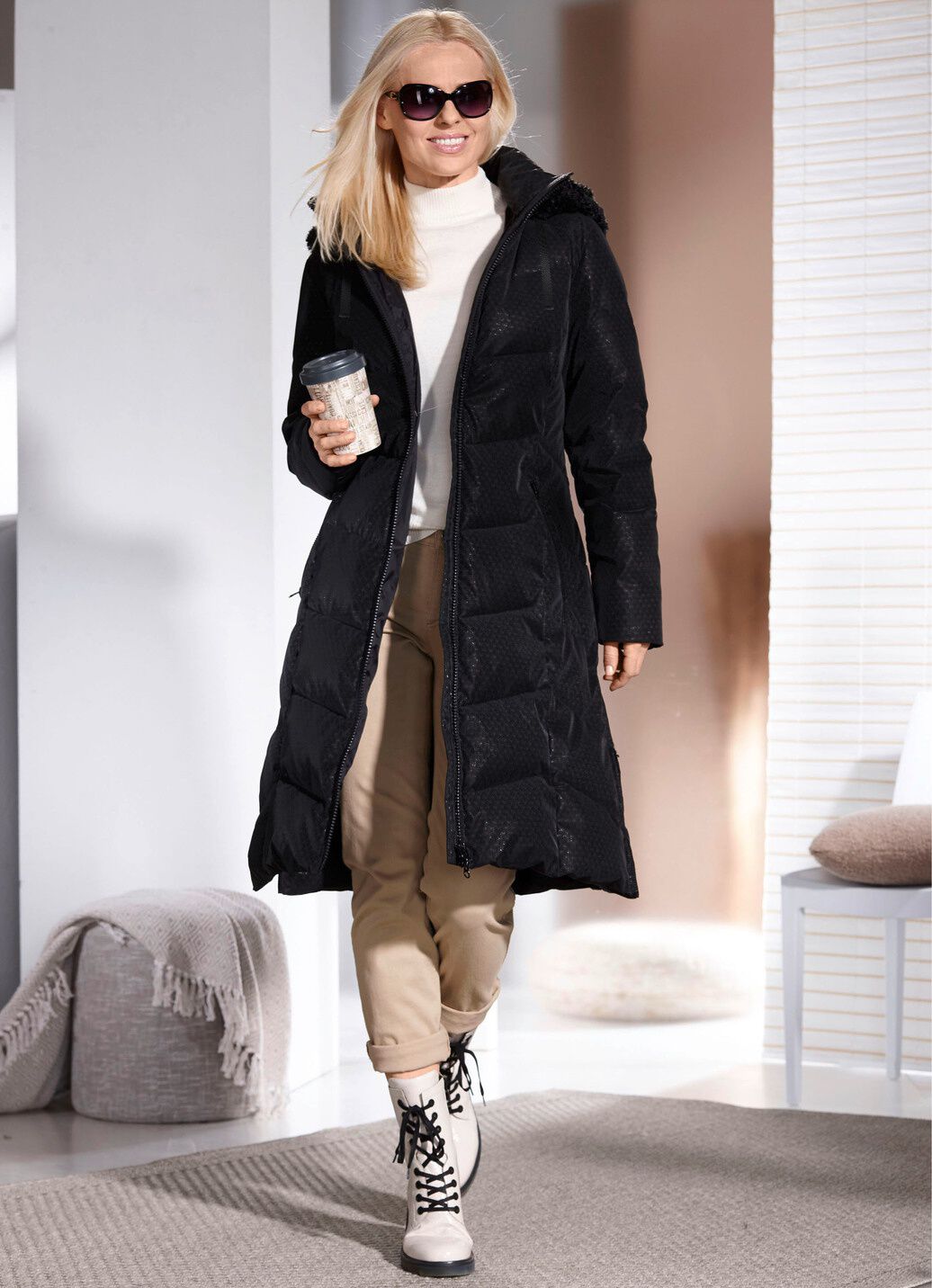 Funktionsmantel im Puffer-Style