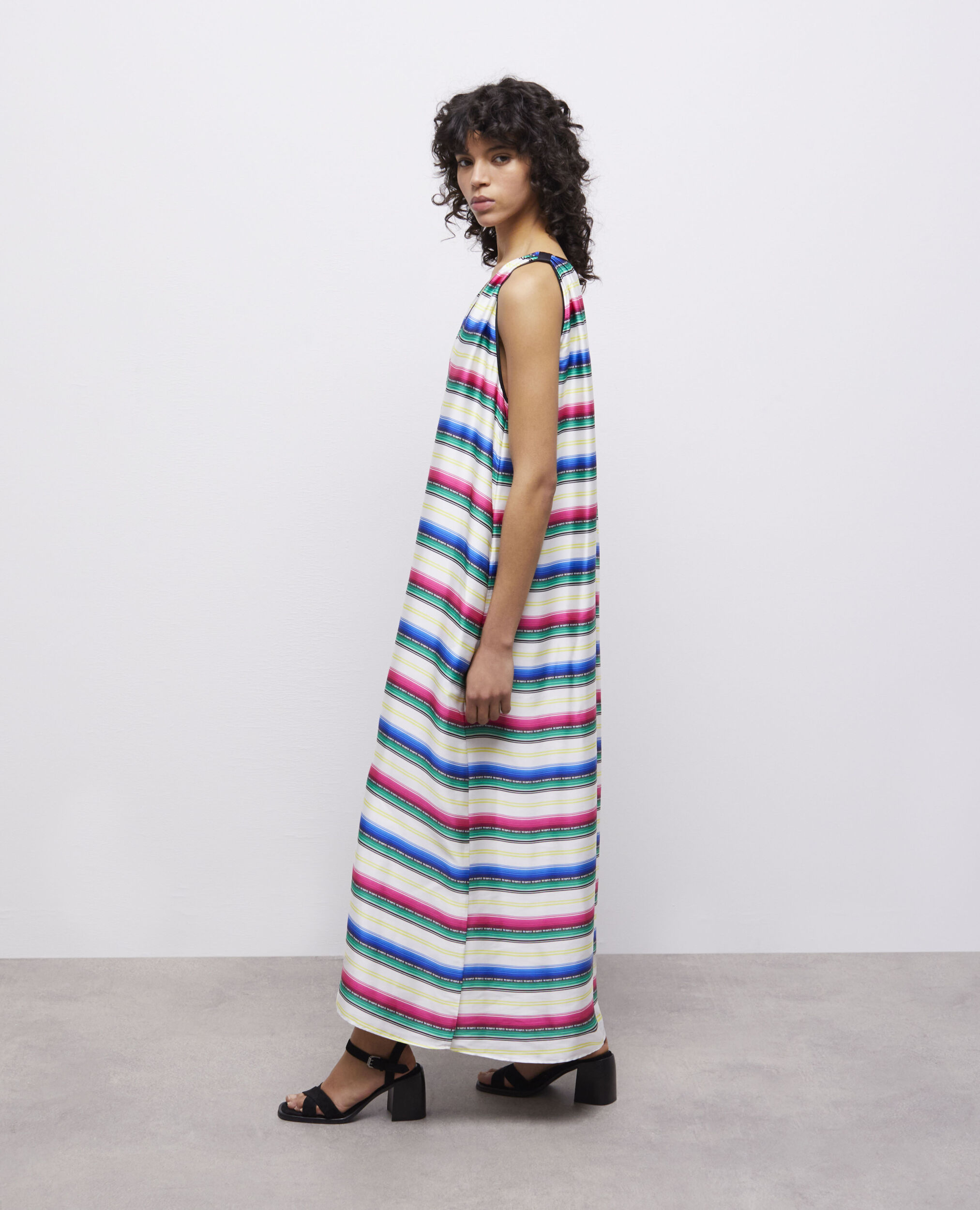 Robe longue imprimée