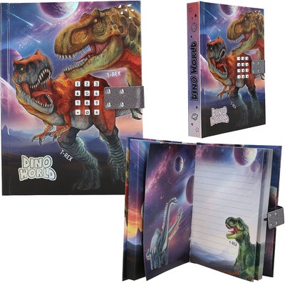 Dino World Dagbok med Kode & Musikk