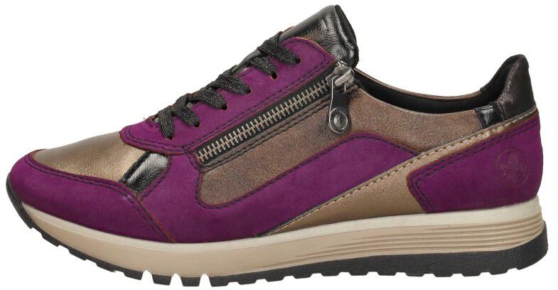 Rieker Sneakers Laag fuchsia