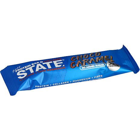 Proteinbar m. chokolade- og karamelsmag