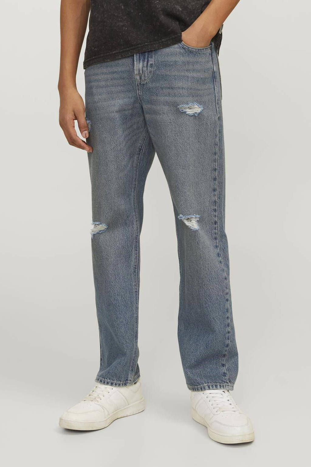 JACK & JONES loose fit jeans JJICHRIS JJORIGINAL blue denim