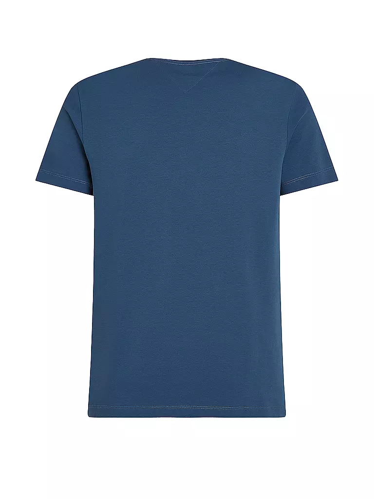 TOMMY HILFIGER T-Shirt Slim Fit blau