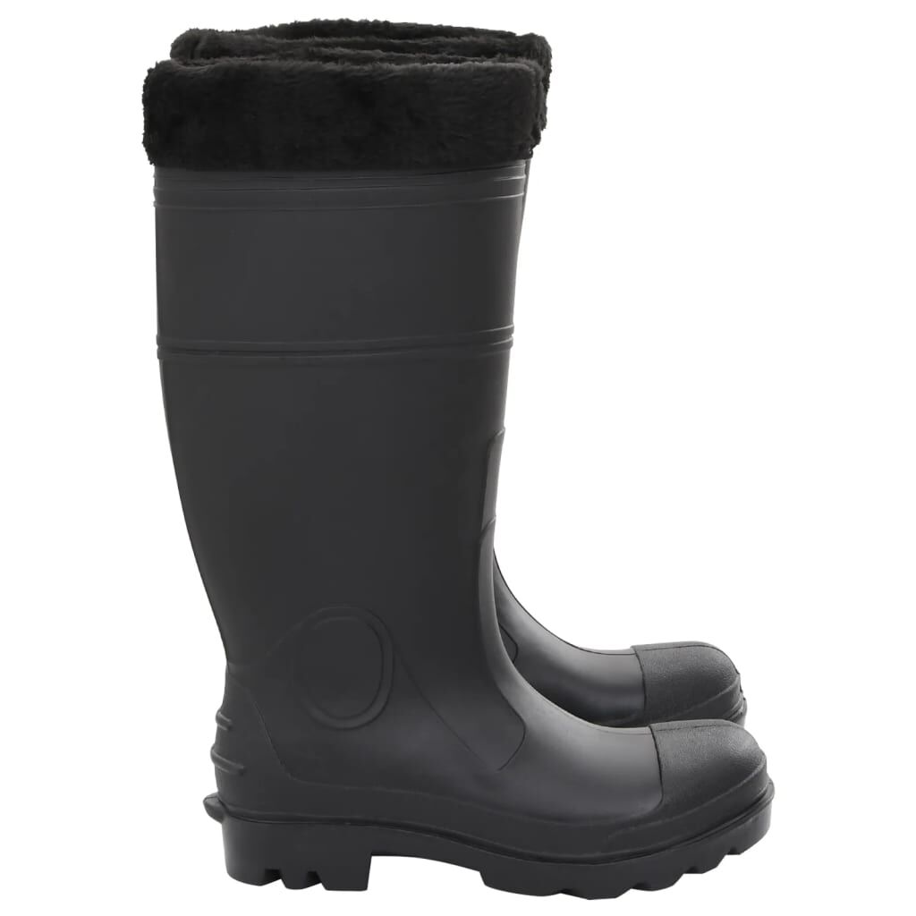 vidaXL Wellington laarzen met uitneembare voering, zwart, maat 38, PVC