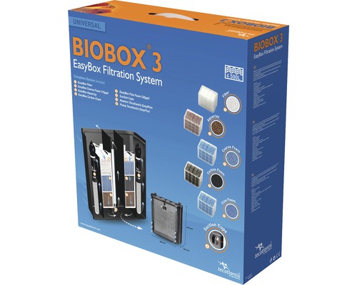Intern filtersysteem Biobox 3, 2 x 300 W