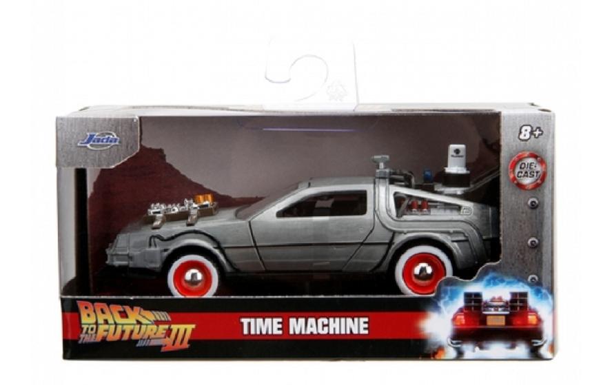 Time Machine Back to the Future 3 1:32Zeitmaschine Modellauto aus Back to the Future 3