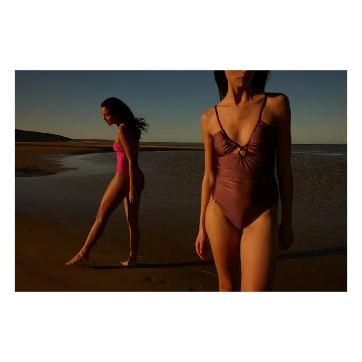 Alma Deia Maillot de bain 1 pièce Bandeau | Magenta