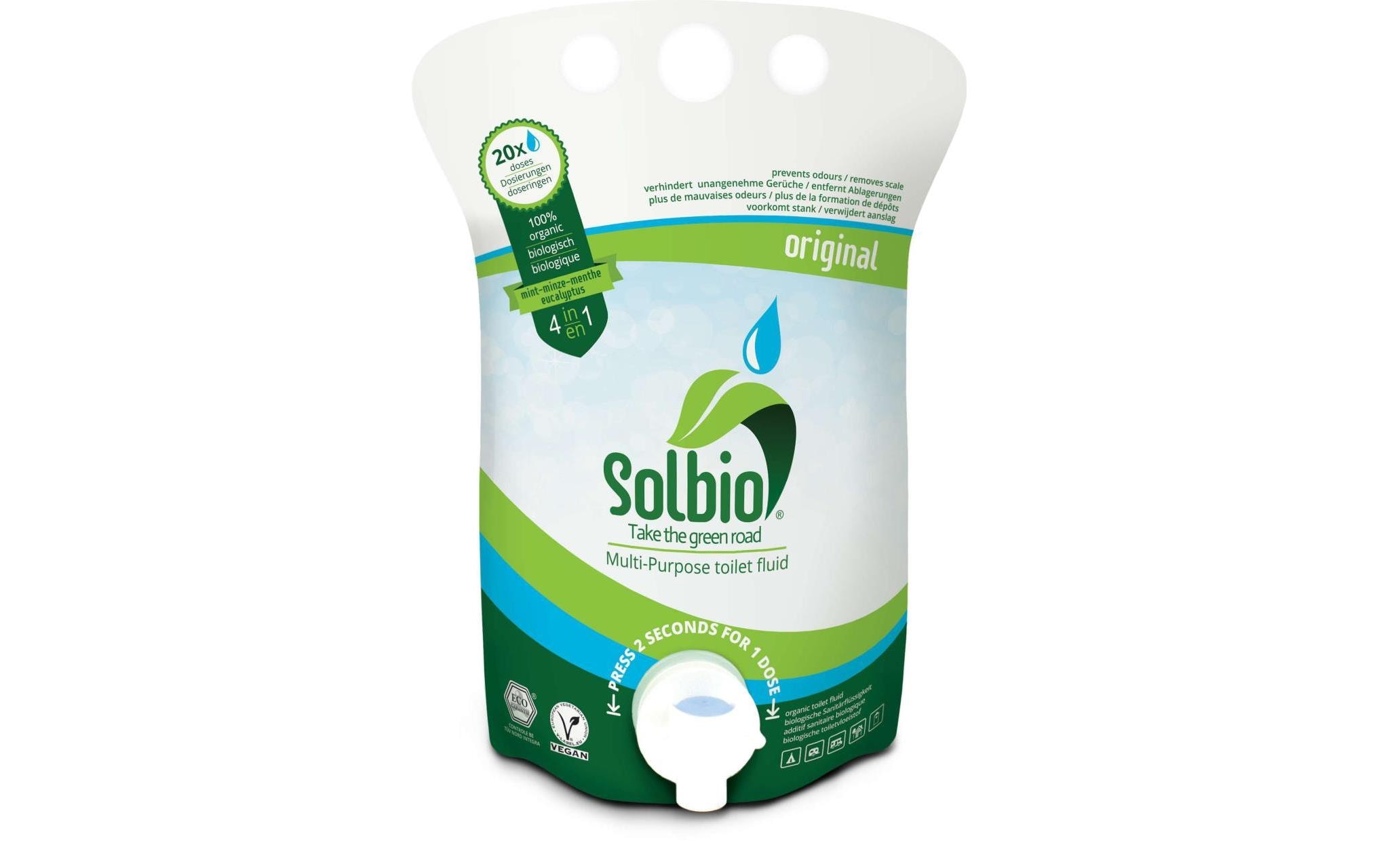 Toilettenflüssigkeit Original 0.8 LToilettenflüssigkeit 20 Dosierungen