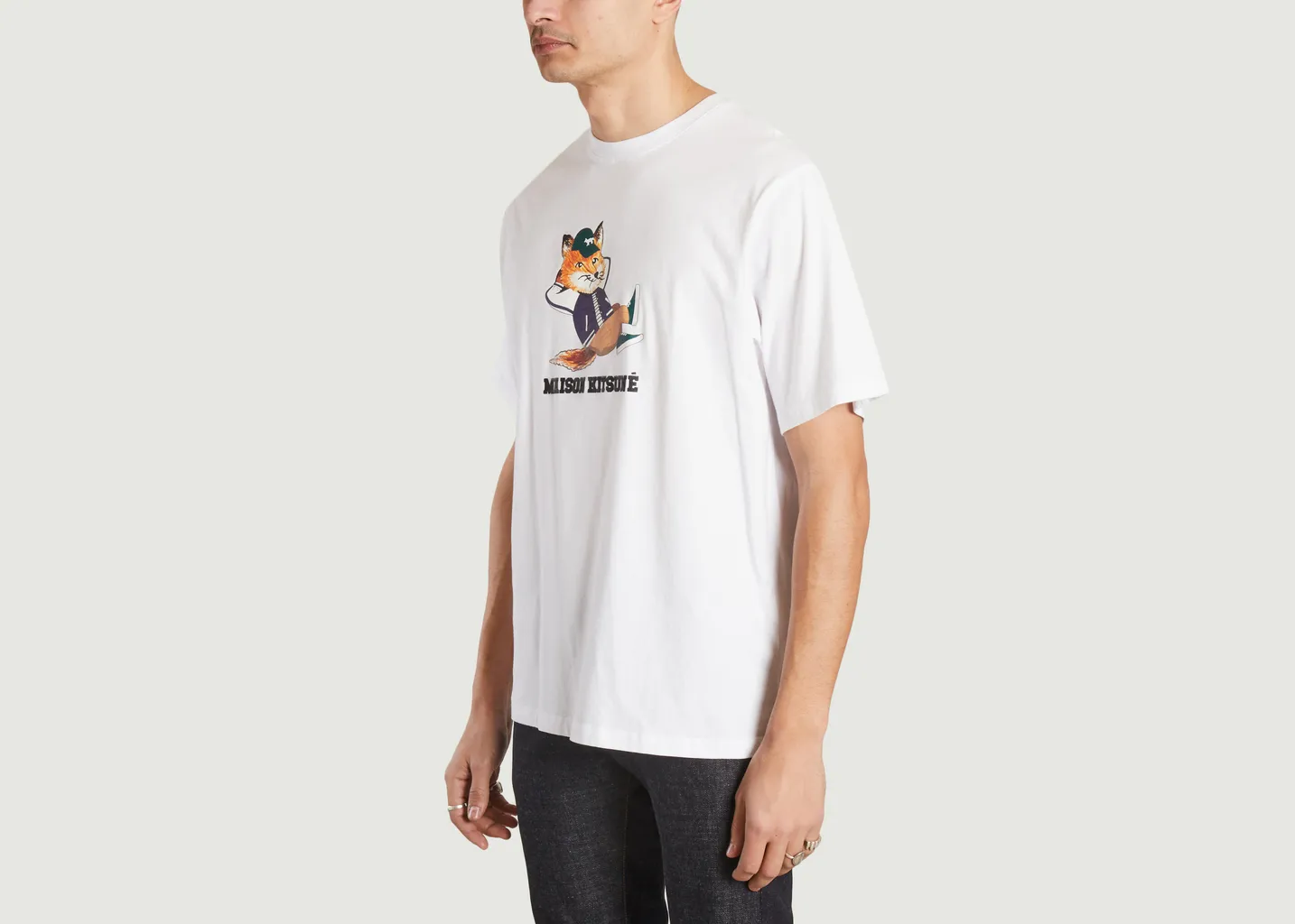 T-shirt Dressed Fox Easy Maison Kitsuné