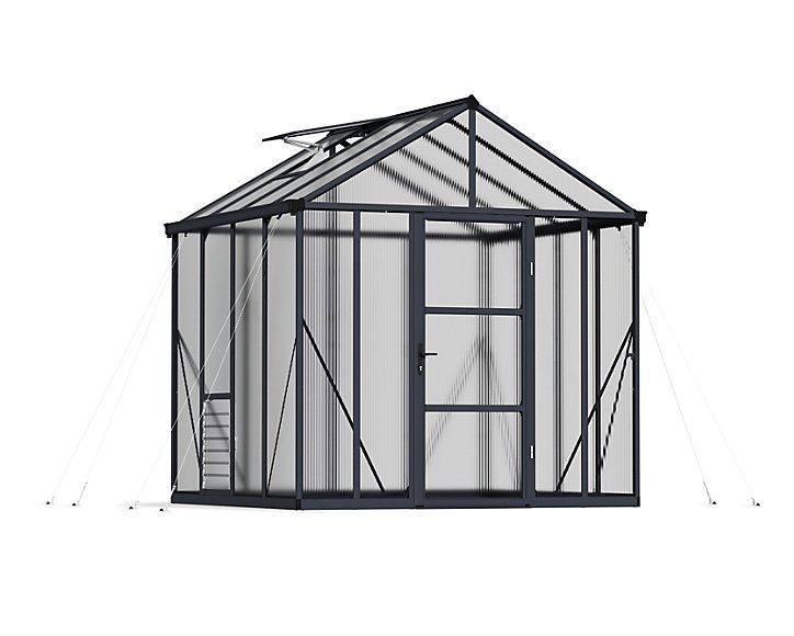 Serre de jardin Glory 6.2m² Grise Canopia by Palram