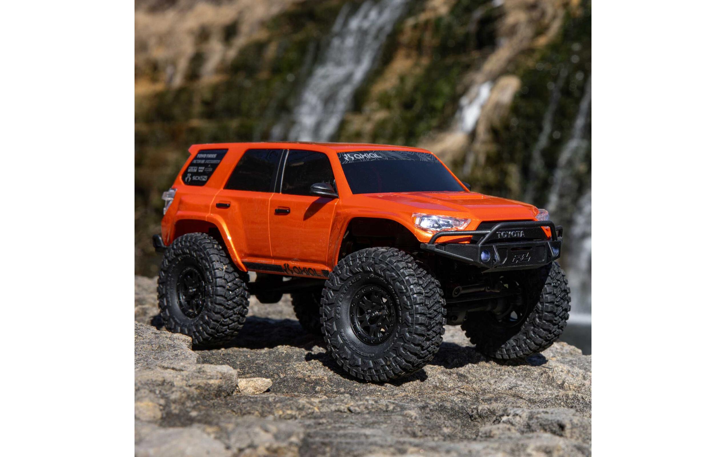 Scale Crawler SCX24 Toyota 4Runner 1:24 RTR - Orange<br>Rock Crawler Brushed 4WD mit Akku & Ladegerät