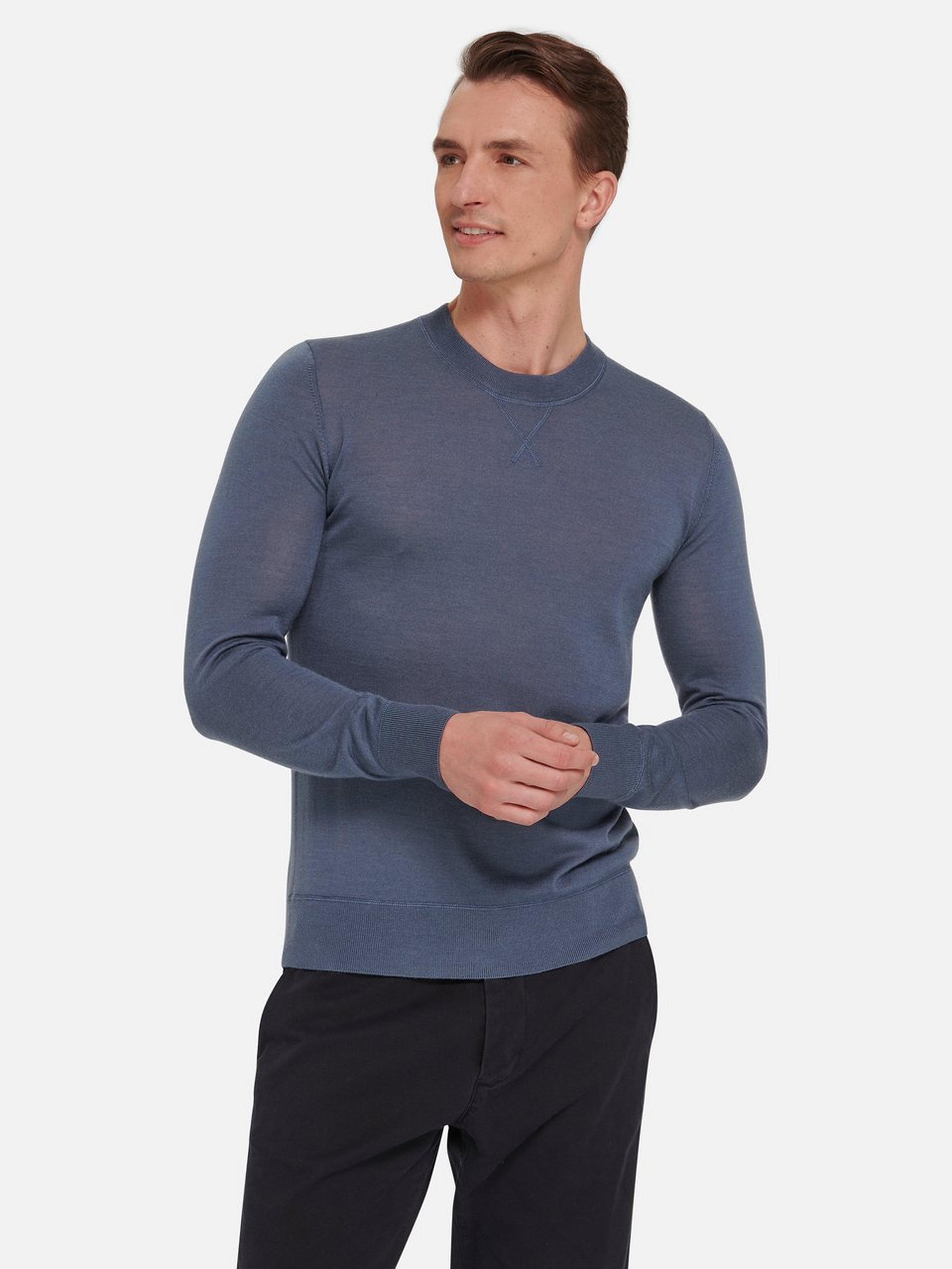 Rundhals-Pullover