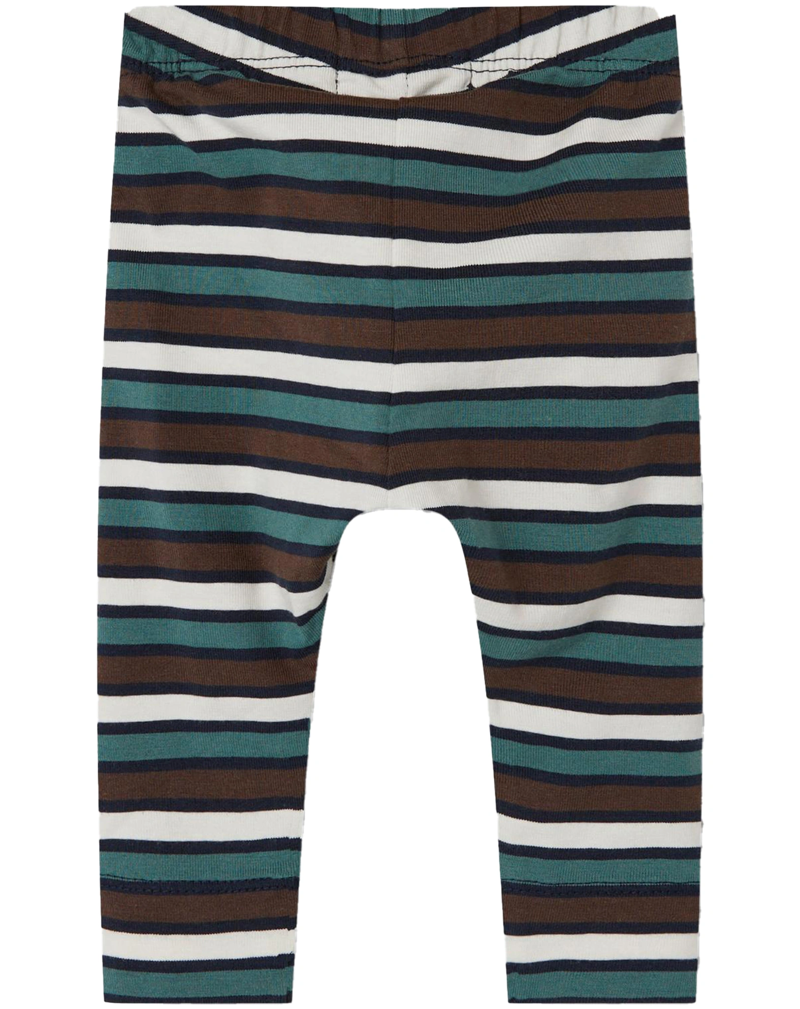 Leggings NBMLASSIR STRIPES in hot fudge