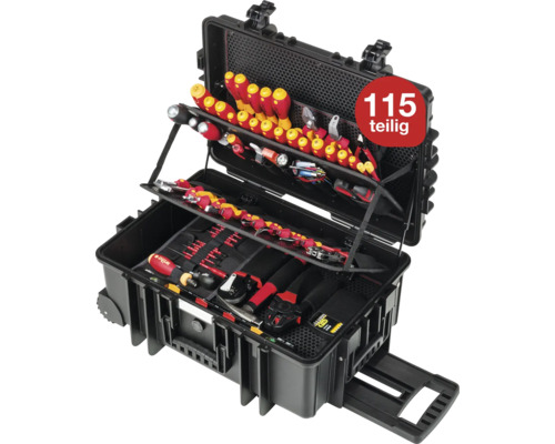 Wiha Elektricien Competence XXL II gemengde gereedschapset, 115-delig, in koffer