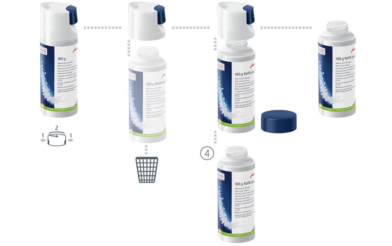 Milchsystem Reiniger (Mini-Tabs) 180 gMini-Tabs zum Herstellen der Milchsystem-Reinigungslösung