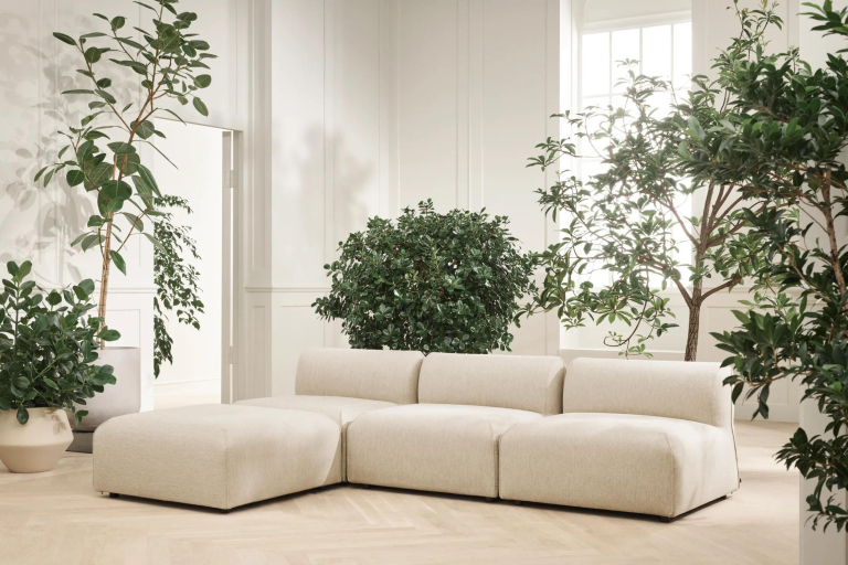 Bolia Arke outdoor poef brezza grijs
