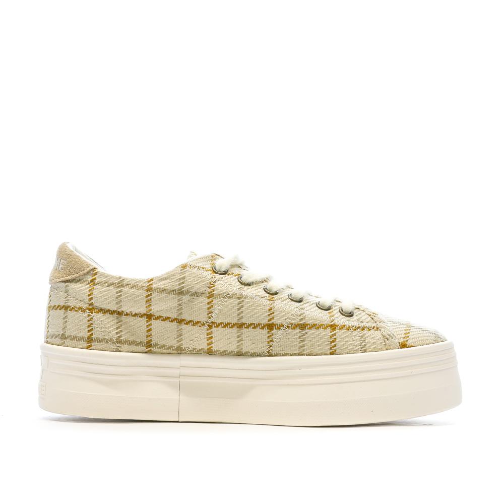 No Name Baskets Marron/Beige Femme No Name Sneaker