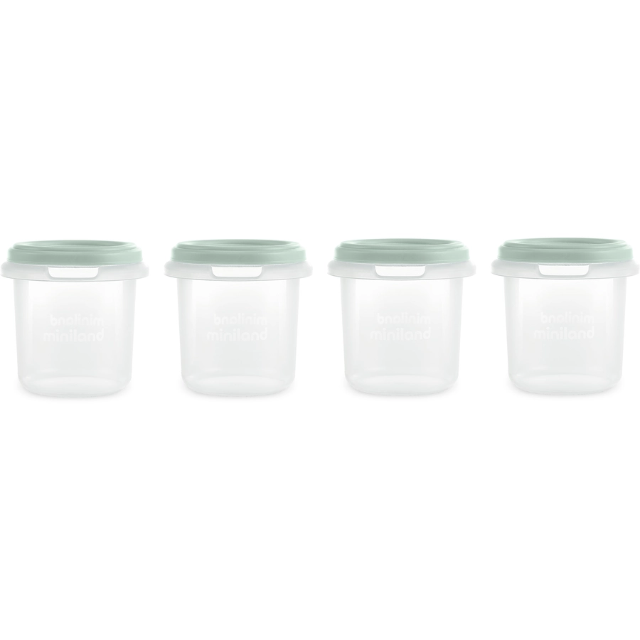 miniland Aufbewahrungsbehälter-Set 4, hermisized mint 200ml