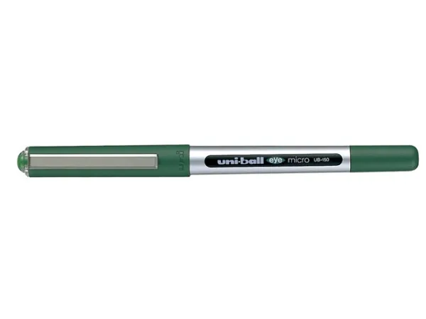 Rollerpen Uni-ball grøn 0,2mm UB-150 Eye Micro - (12 stk.)