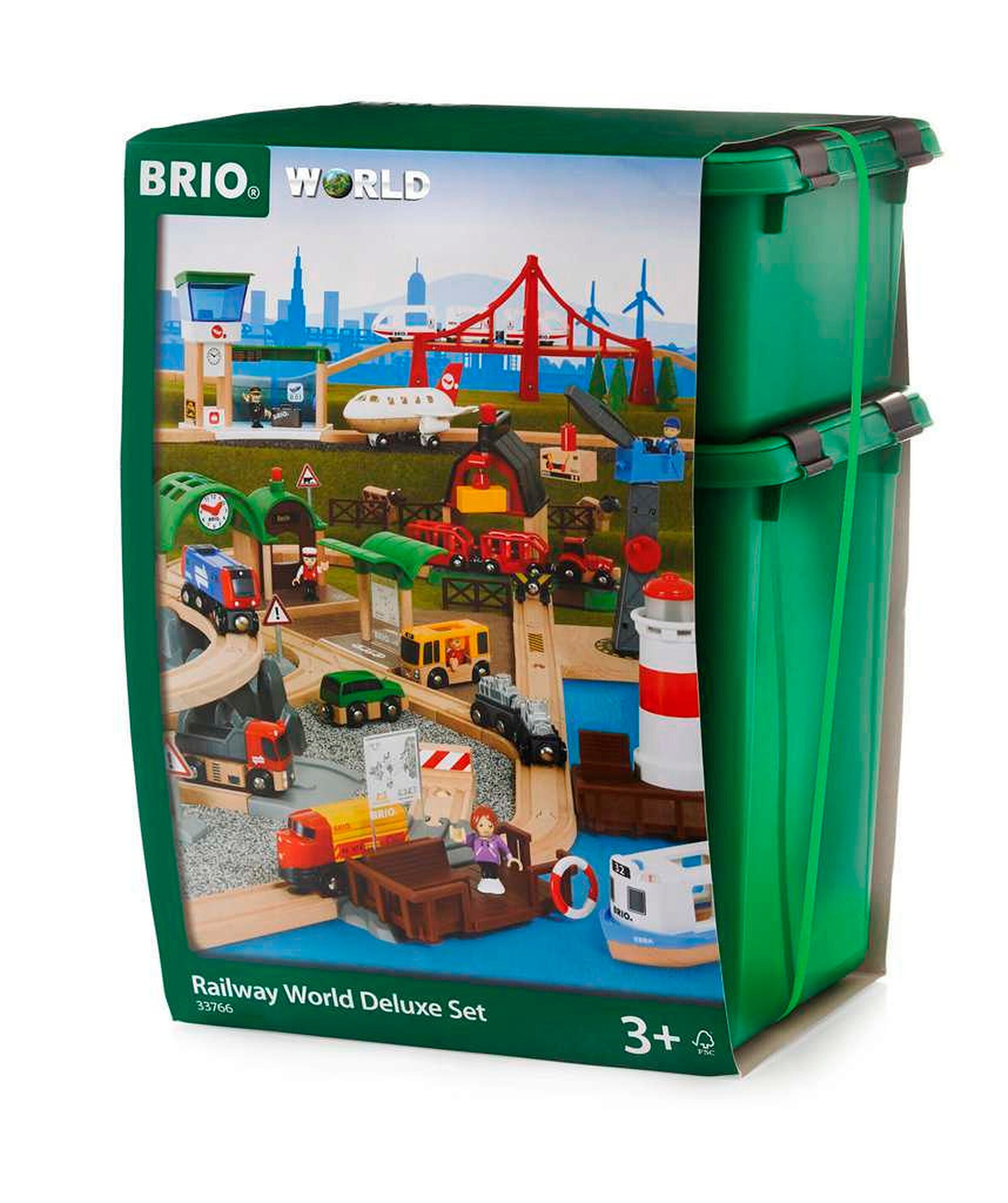 BRIO Großes Premium Set in Kunststoffboxen