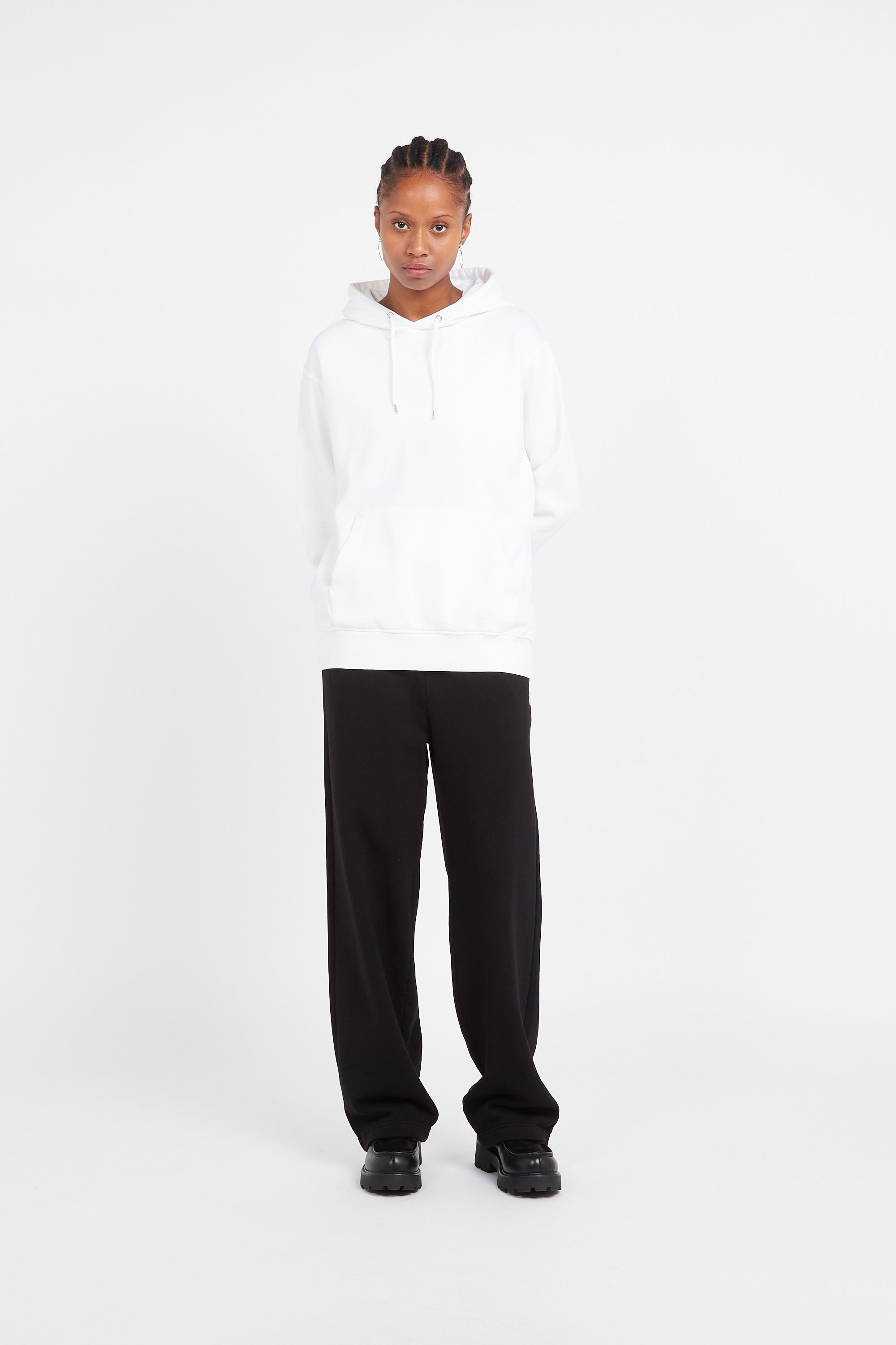 COLORFUL STANDARD Hoodie Blanc