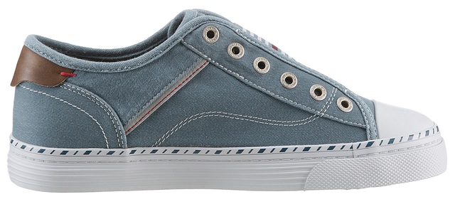 Mustang Shoes Slip-On Sneaker »Schlupfschuh, Freizeitschuh,«  Slipper, Schlupfschuh, Freizeitschuh mit praktischem Gummizug