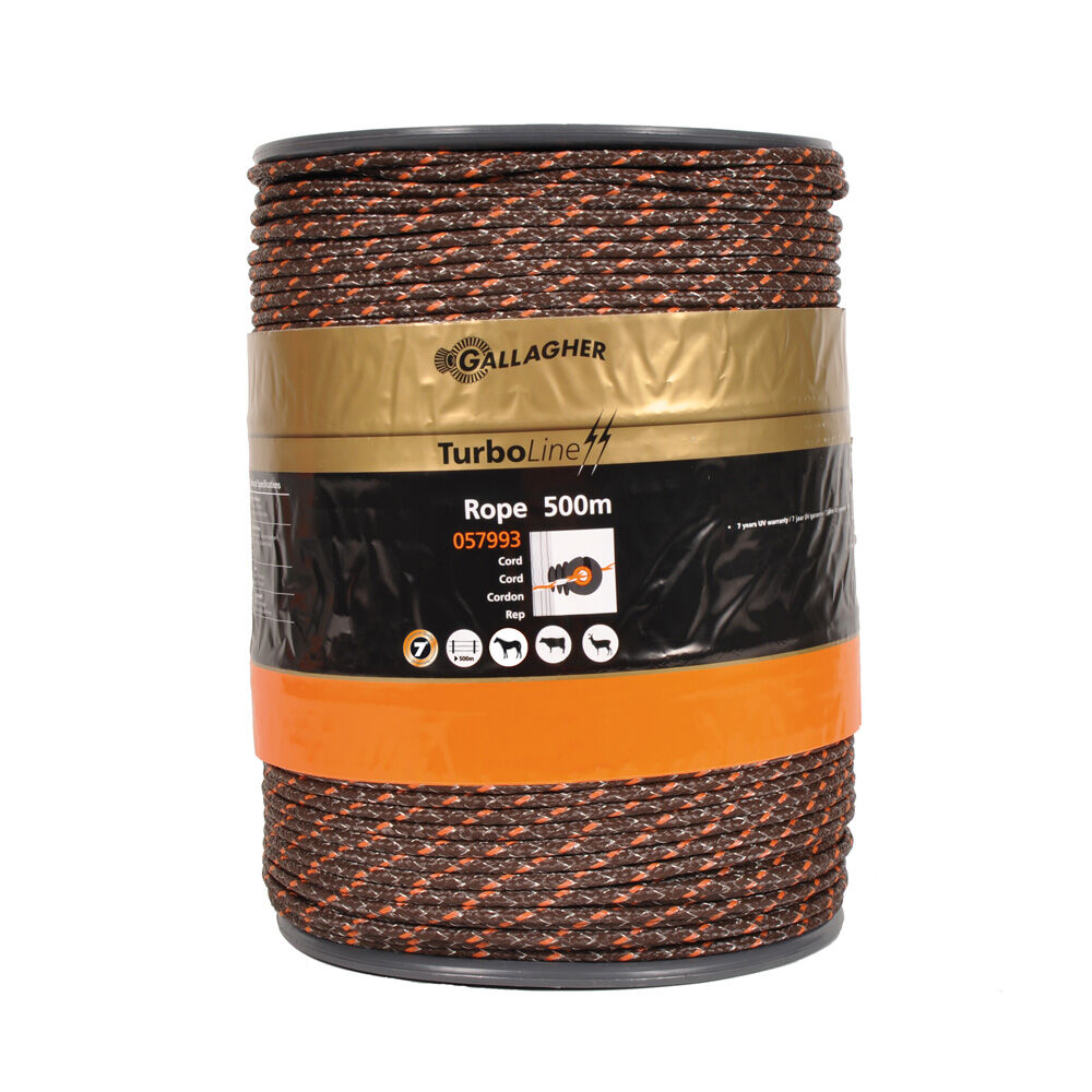 Gallagher PowerLine Cord - Schrikkoord - 32 cm - 500 Meter - Terra - 26.5 cm - 50000 cm