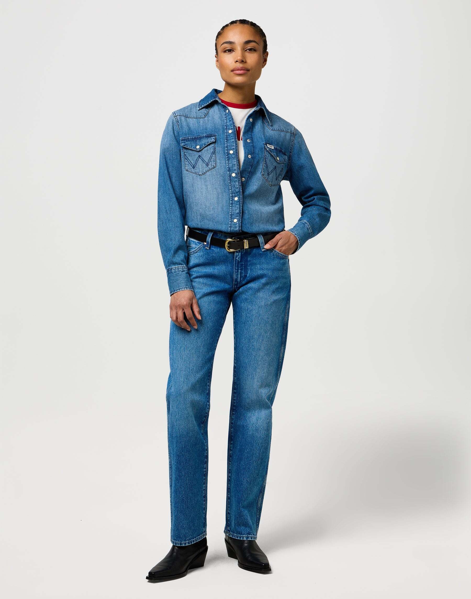 Wrangler Straight-Jeans »WRANGLER Jeans Low Rise Cowboy Jean«