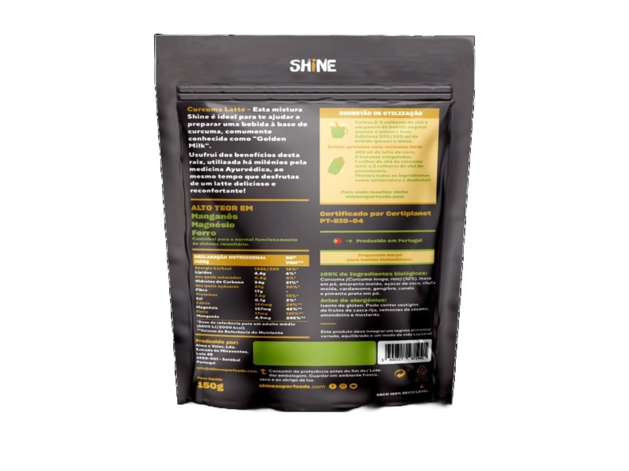 CURCUMA LATTE SHINE 150GR