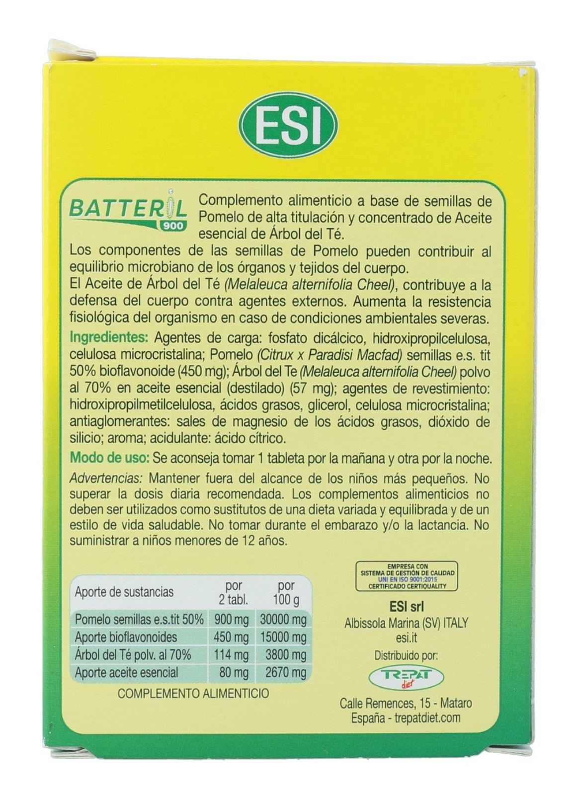 ESI Batteril 900 10 comprimidos