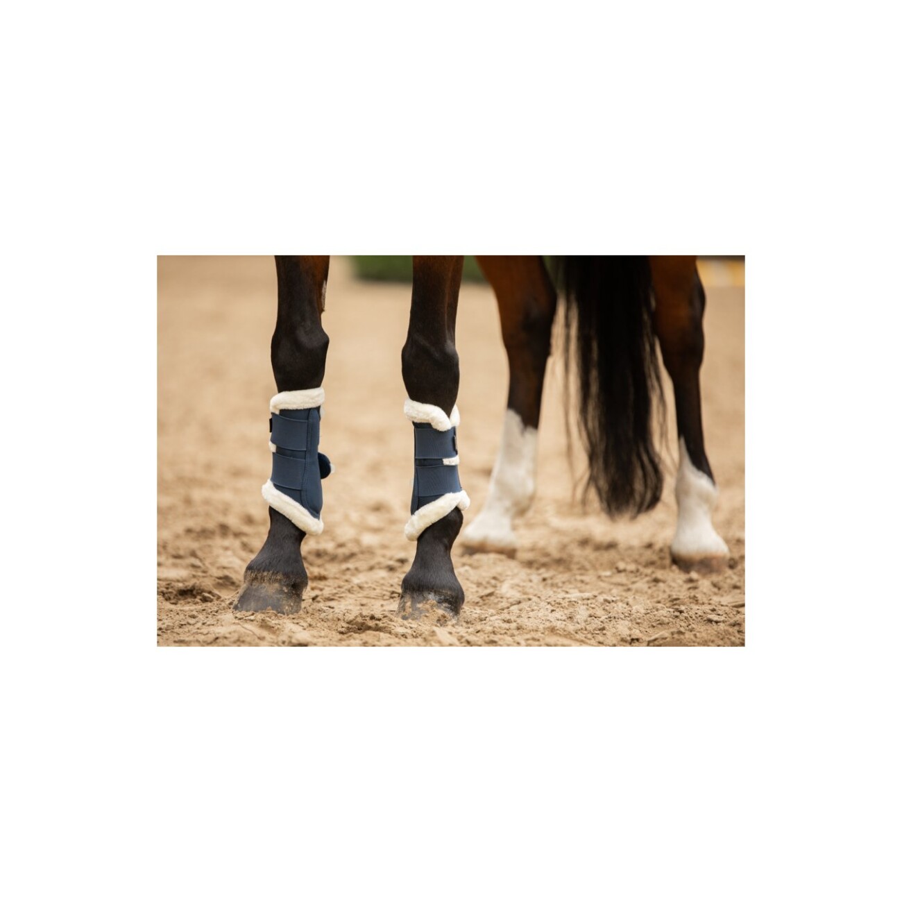 4Horses Gamaschen Soft Protect Mesh navy L