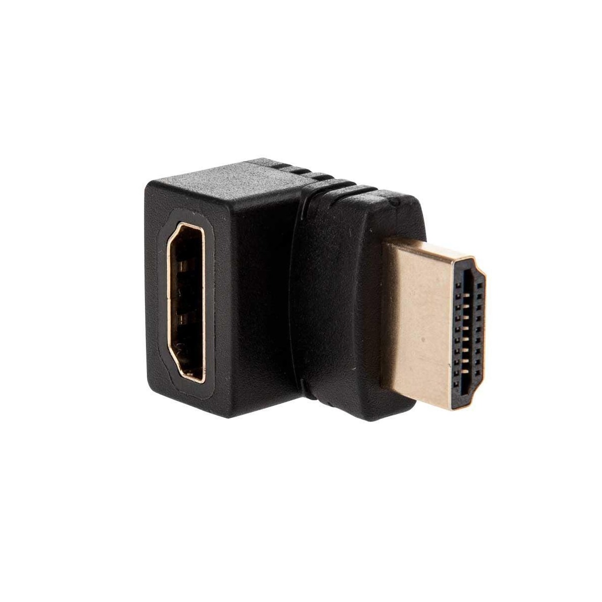 NÖRDIC vinklet HDMI 4K adapter mann til kvinnelige 90 grader