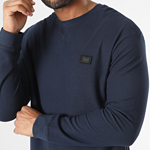 Tee Shirt Manches Longues Classic Twill Bleu Marine