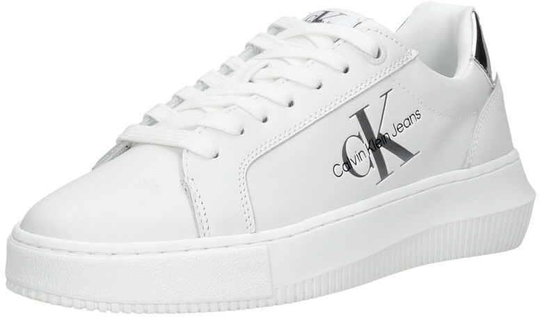 Calvin Klein Chunky Cupsole Mono Lth WN wit