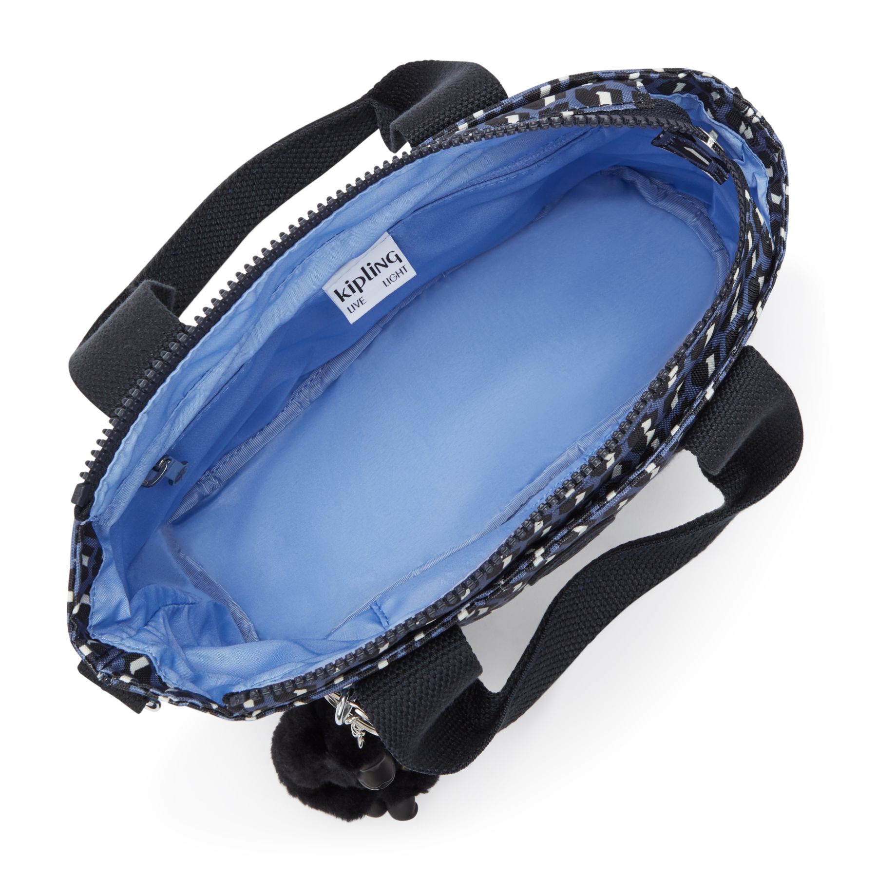 MINTA Sac fourre-tout moyen avec poignées de transport et sangle réglable - 3D K Blue