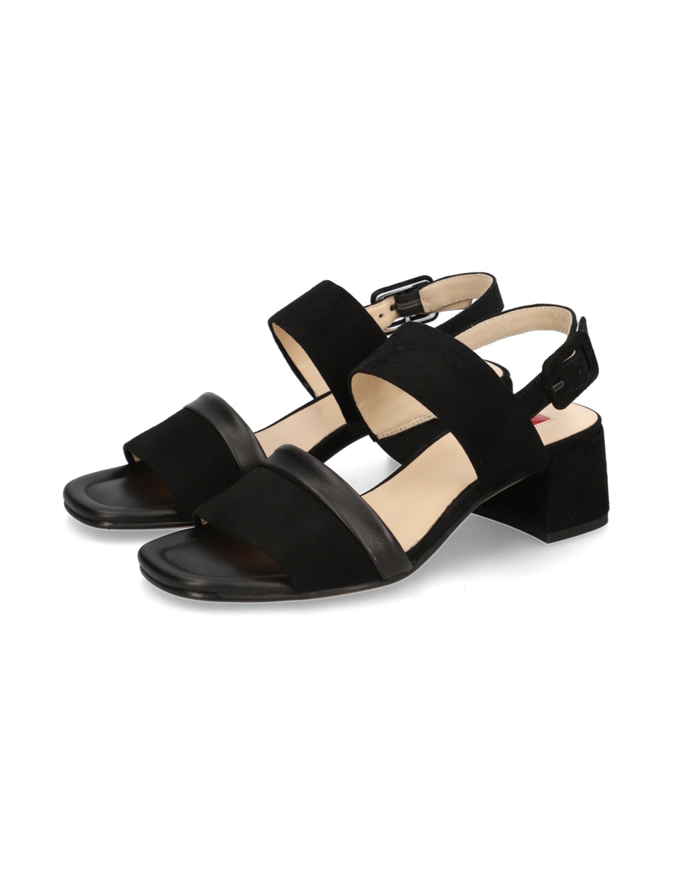 Veloursleder Sandale