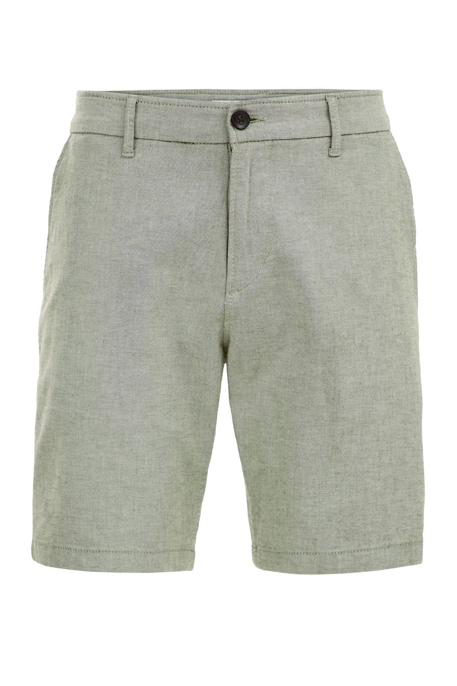 WE Fashion gemêleerde regular fit short thyme