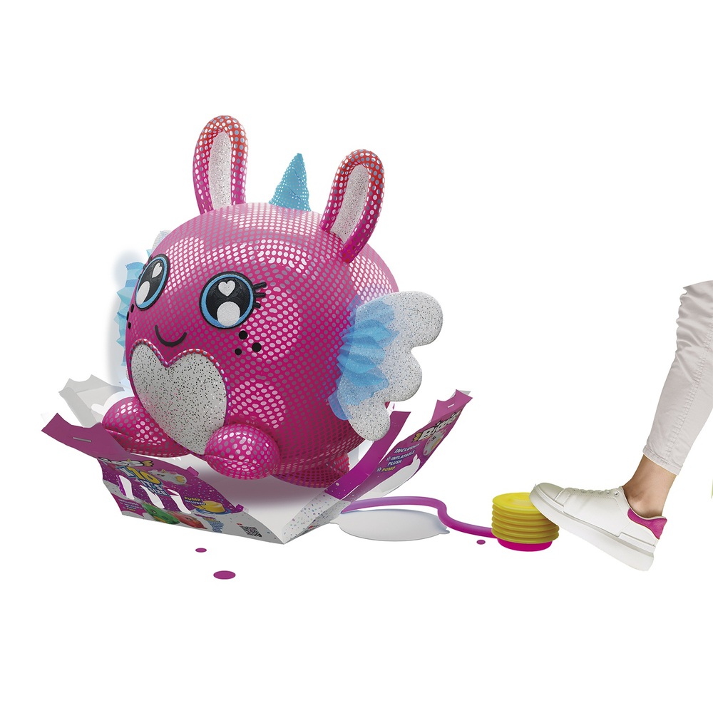 Aufblasbares Plüschkaninchen von Biggies – Kuscheltier