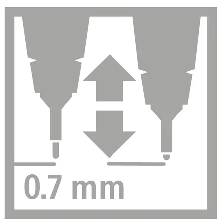 Fineliner mit gefederter Spitze - STABILO SENSOR M - medium - Einzelstift - lila