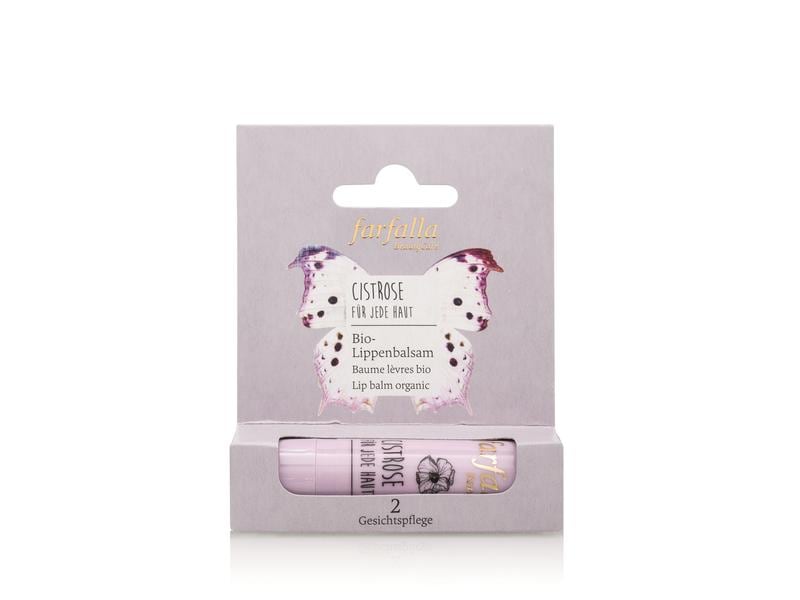 Farfalla Lippenpomade Cistrose 4.6 g Natürlicher und feuchtigkeitsspendender Bio-Lippenbalsam
