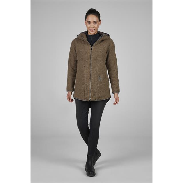 Jas Pikeur Sports Teddy Fleece Bruin-grijs