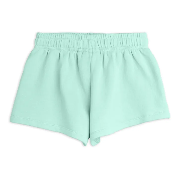 Mini Rodini Short Jogging Coton Bio | Bleu ciel