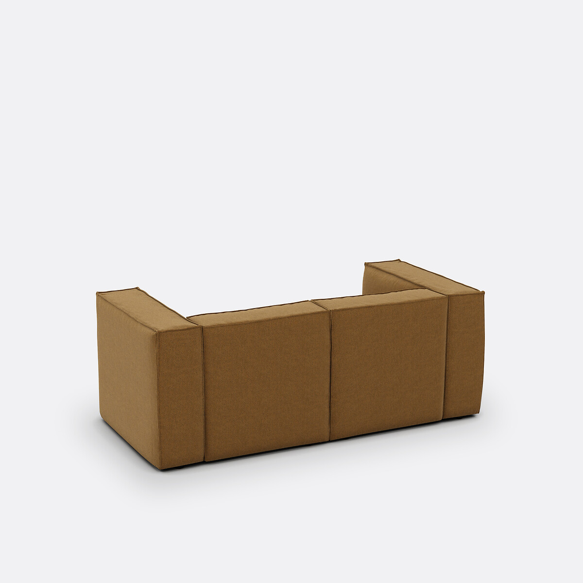LA REDOUTE INTERIEURS<br>Banco modular, 2 espinhas, tecido terra texturizado, Seven
