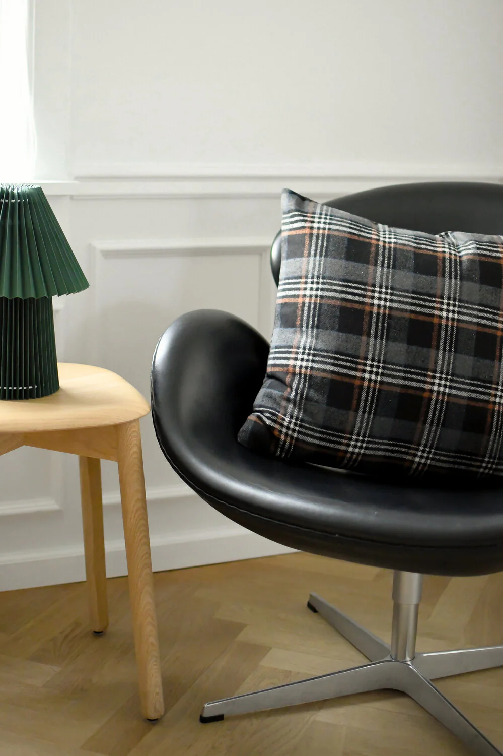 Bahne Interior  Ternet pude, sort - 45x45 cm